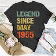 68 Year Old 68Th Birthday Gifts Legend Since May 1955 Unisex T-Shirt Unique Gifts
