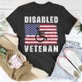 American Flag Retro Vintage Disabled Veteran Retro Vintage T-Shirt Funny Gifts