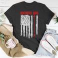 Archery Dad Vintage Usa Red White Flag T-Shirt Funny Gifts