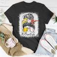 Aunt Life Softball Baseball Mothers Day Messy Bun Gift For Womens Unisex T-Shirt Unique Gifts