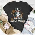 Australian Shepherd Mama Mutter Hund Spruch Aussie T-Shirt Lustige Geschenke