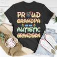 Autism Awareness Family Proud Grandpa Of Autistic Grandson Unisex T-Shirt Funny Gifts