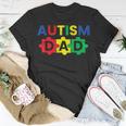 Autism Dad Fathering Autism Support Awareness Month T-Shirt Funny Gifts