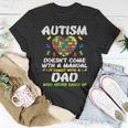 Autism Doesnt Come With Manual Dad Puzzle Awareness Unisex T-Shirt Unique Gifts