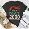 Awesome Since May 2000 Shirt 2000 19Th Birthday Shirt Unisex T-Shirt Unique Gifts
