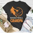 Basketball Opa Schwarzes T-Shirt mit Spielergrafik Lustige Geschenke