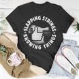 Bass Guitar Slapping Strings Knowing Things For Bassist T-Shirt Funny Gifts