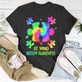 Be Kind Puzzle Tie Dye Autism Awareness Toddler Kids Unisex T-Shirt Unique Gifts