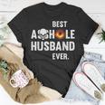 Best Asshole Husband Ever Back Hole Funny Father Day Unisex T-Shirt Unique Gifts