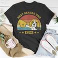 Mens Best Beagle Dad Ever Proud Vintage Beagle Puppy Lover T-Shirt Funny Gifts