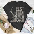 Best Buckin Papa Ever Funny Deer Hunter Cool Hunting Papa Unisex T-Shirt Funny Gifts
