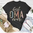 Best Oma Ever Gifts Leopard Print Mothers Day Unisex T-Shirt Funny Gifts