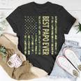 Best Papo Ever Us American Flag Funny Grandpa Fathers Day Gift For Mens Unisex T-Shirt Funny Gifts