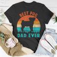 Best Pug Dad Ever Funny Gifts Dog Animal Lovers Walker Cute Unisex T-Shirt Unique Gifts