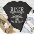 Biker Werden Nicht Grau Das Ist Chrom Lustiges Motorrad T-Shirt Lustige Geschenke