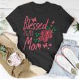 Blessed To Be Called Mom Rose Vintage Mothers Day Mama Women Gift For Womens Unisex T-Shirt Unique Gifts