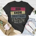 Bob Knows Everything If He Doesnt Know Fathers Day T-shirt Personalized Gifts