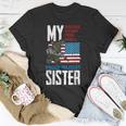 Brother My Soldier Hero Proud Military Sister - Veteran T-shirt Funny Gifts