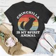 Chinchilla Ist Mein Geistertier Süßer Tierliebhaber T-Shirt Lustige Geschenke