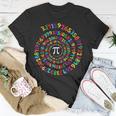 Colorful Pi Swirl Pi Day And Math Lover T-Shirt Funny Gifts