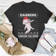 Dabbing Through The Snow Dab Axolotl Ugly Christmas Sweater Gift Unisex T-Shirt Unique Gifts