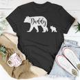 Daddy Bear With 1 One Cub Dad Father Papa Gift Unisex T-Shirt Unique Gifts