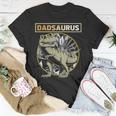 Dadsaurus Dad Dinosaur Fathers Day Gift Unisex T-Shirt Funny Gifts