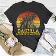 Mens Dadzilla Father Of The Monsters Vintage Fathers Day For Dad T-Shirt Funny Gifts