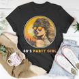 Damen 80S Party Girl Retro Outfit Achtziger Jahre Frauen T-Shirt Lustige Geschenke