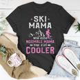 Damen Apres Ski Party Mama Skifahrerin Wintersport Frauen T-Shirt Lustige Geschenke