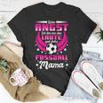 Damen Lustig Laute Und Stolze Fußball Mama Spruch Kind Frauen T-Shirt Lustige Geschenke