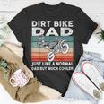 Dirtbike Motocross Dirt Bike Dad Mx Vintage T-Shirt Funny Gifts