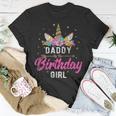 Einhorn Geburtstag Papa Des Geburtstags Mädchen Geschenk T-Shirt Lustige Geschenke