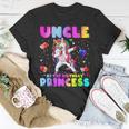 Family Matching Birthday Princess Girl Dabbing Unicorn Uncle Unisex T-Shirt Unique Gifts