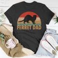 Ferret Retro Pet Ferret Dad Vintage T-Shirt Funny Gifts