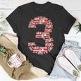 Fire Truck 3Rd Birthday Boy 3 Year Old Toddler Firefighter T-Shirt Funny Gifts