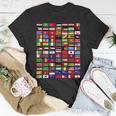Flaggen Der Welt Spruch Geschenk Reisen Weltreise Geschenkid T-Shirt Lustige Geschenke