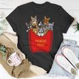French Bulldog Frenchie Fries Unisex T-Shirt Unique Gifts