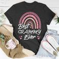 Funny Best Grammy Ever Rainbow Cute Mothers Day For Women Unisex T-Shirt Funny Gifts