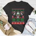 Funny Firefighter Xmas Ugly Christmas Sweater Firefighter Great Gift Unisex T-Shirt Unique Gifts
