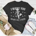 Funny Uncle Sam I Want You To Get Me A Beer Unisex T-Shirt Unique Gifts