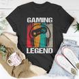 Gaming Legend Pc Gamer Video Games Gift Boys Teenager Kids V2 Unisex T-Shirt Unique Gifts