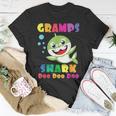 Gramps Shark Funny Fathers Day Gift For Mens Dad Unisex T-Shirt Funny Gifts