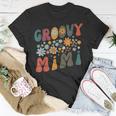 Groovy Mimi Retro Colorful Flowers Design Grandma Unisex T-Shirt Unique Gifts