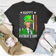 Happy Fathers Day Joe Biden St Patricks Day Leprechaun Hat T-Shirt Funny Gifts