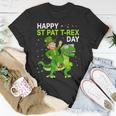 Happy St Pat Trex Day Dino St Patricks Day Kids Toddler Boys T-Shirt Funny Gifts