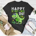 Happy St Pat Trex Day Dino St Patricks Day Toddler Boys V3 T-Shirt Funny Gifts
