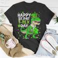 Happy St Pat Trex Day Dinosaur St Patricks Day Toddler Boys V2 T-Shirt Funny Gifts