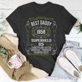 Herren 65 Geburtstag Mann Geschenk Best Daddy Papa Vater 1958 T-Shirt Lustige Geschenke