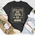 Herren Lebende Legende 33 Geburtstag T-Shirt Lustige Geschenke